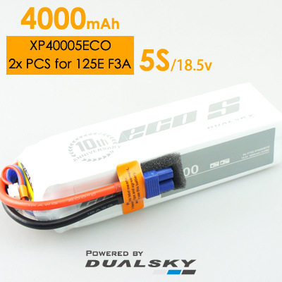 双天XP40005ECO4000mAh,5S18.5V航模多轴航拍25C/4C锂电池
