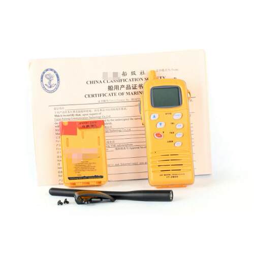 FT-2800 双向无线电话 配件VHF手提式救生艇筏对讲机 CCS/ZY证书