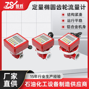 铝合金椭圆齿轮智能流量计汽油柴油1寸1.5 2寸椭圆齿轮流量计表器