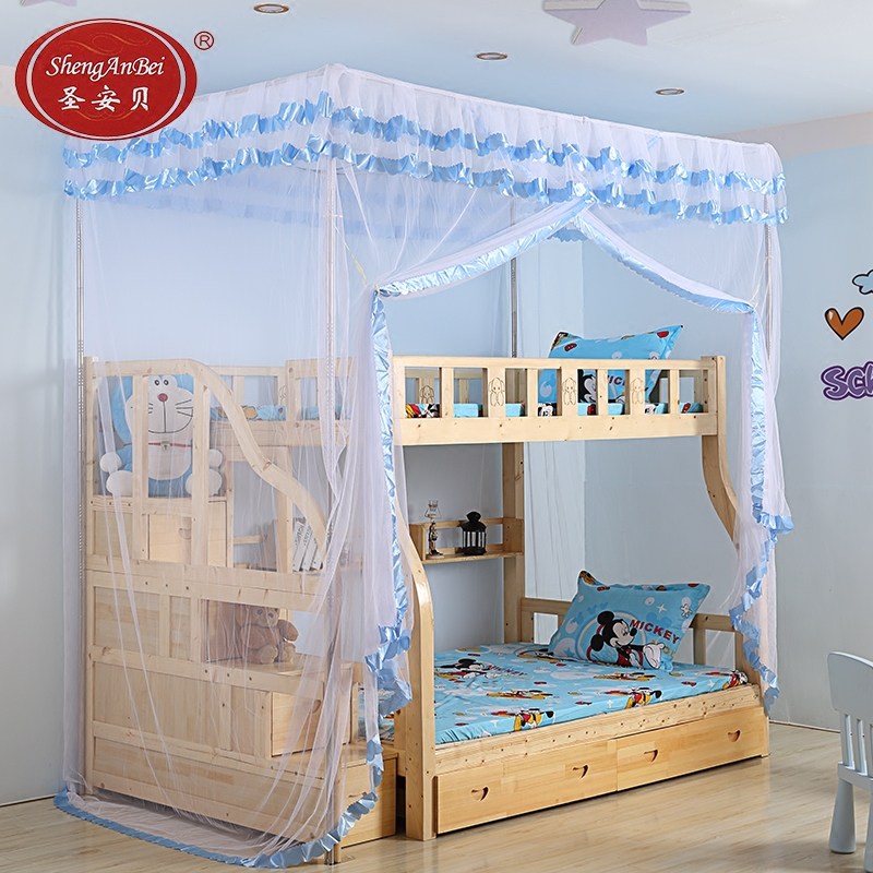 子母床蚊帐双层床上下铺高低床儿童1.2m1.5米加密一体四柱不锈钢,床上用品,蚊帐,淘宝优惠券,粉丝福利购,淘宝优惠卷