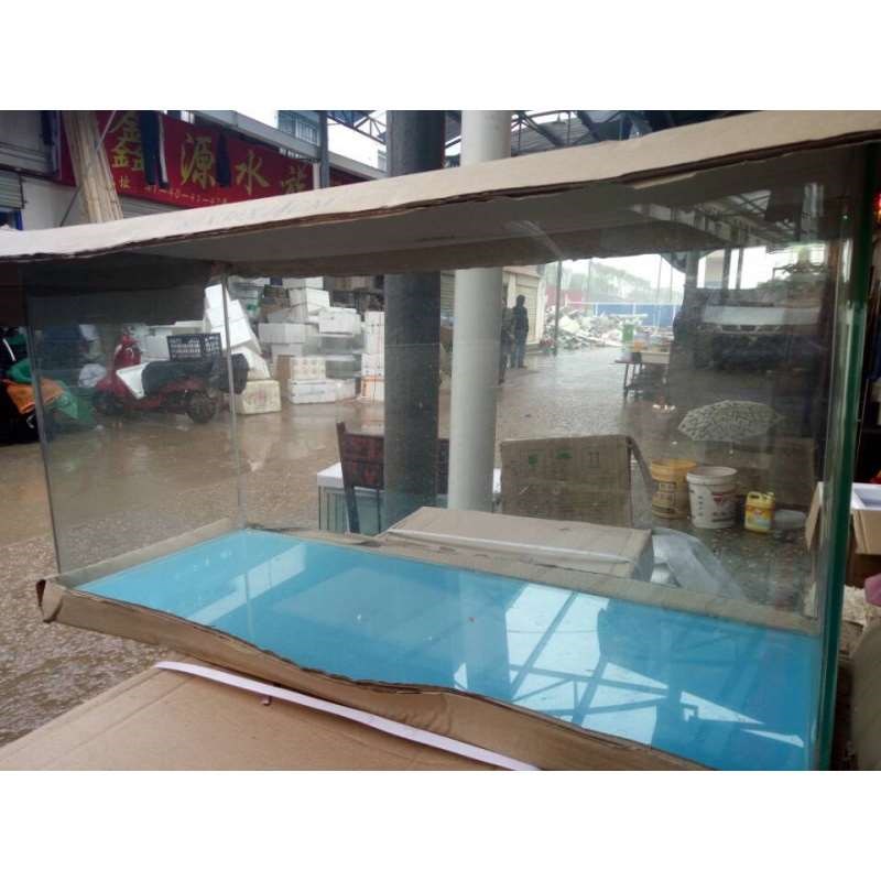 加宽大加厚加长加高60厘米70cm80超白热弯玻璃鱼缸水族箱虾缸龟缸