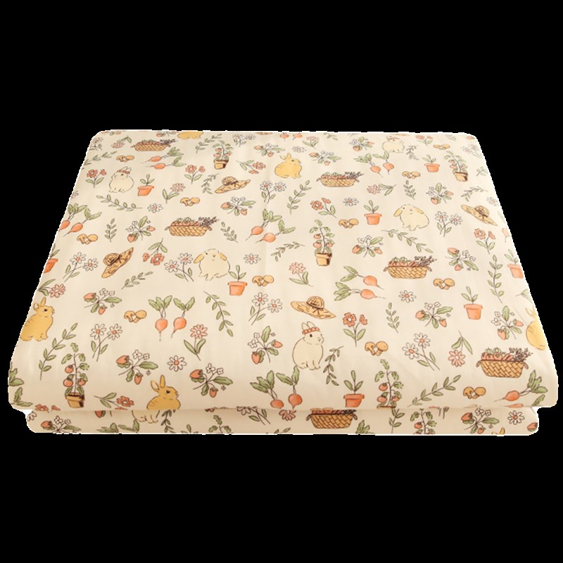 松果和小兔100纯棉被套单件150x200学生宿舍单人200x230双人被罩