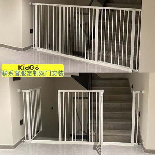 加高婴幼儿安全门栏 90公分防护栏宠Z物围栏适用