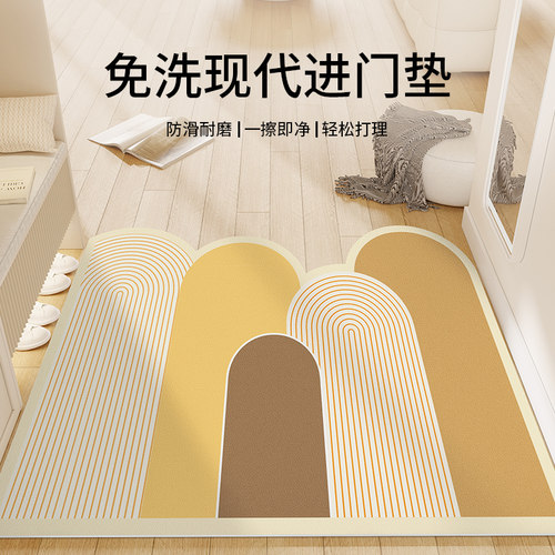 入户门地垫pvc2024s新款可擦免洗门垫进门脚垫家用垫子可裁剪地毯