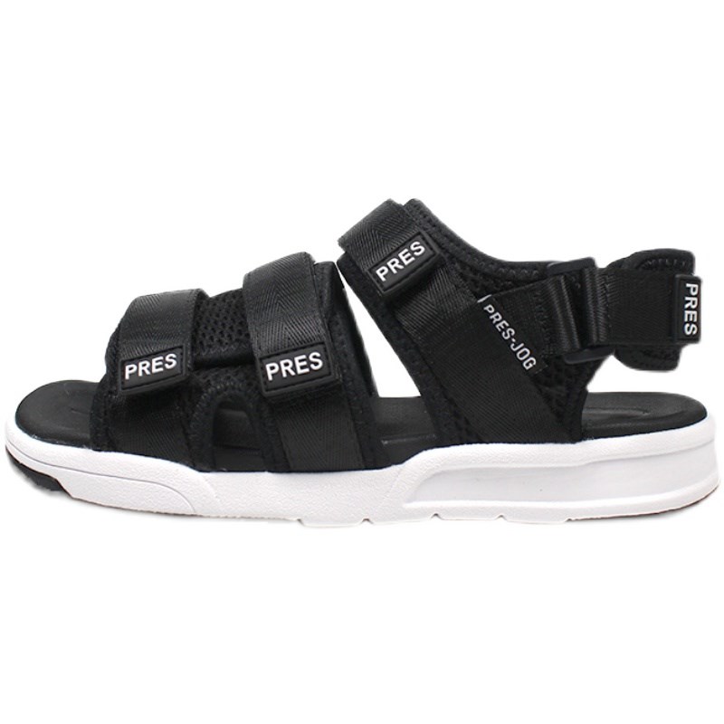 总统慢跑鞋夏季休闲透气露趾平跟男士防滑轻便凉鞋成人运动沙滩鞋