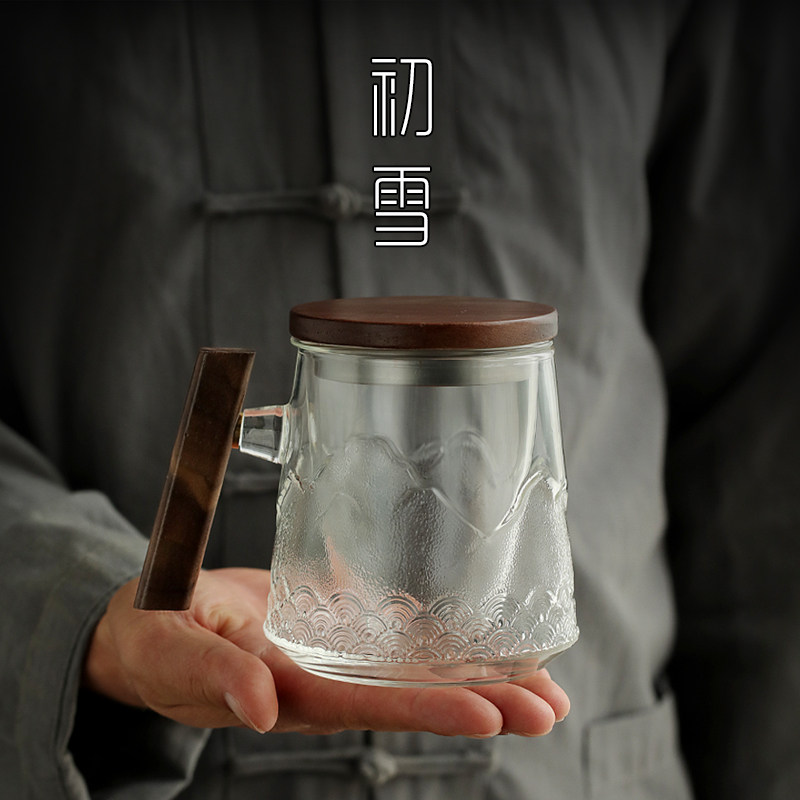 个人专用男士茶水分离泡茶杯办公室水杯大容量茶道杯单人玻璃杯子,餐饮具,茶杯,淘宝优惠券,粉丝福利购,淘宝优惠卷