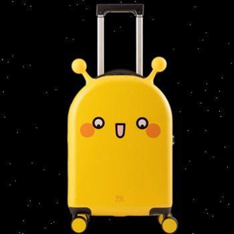 现货金鹰卡通麦咭萌趣儿童拉杆箱18寸万向轮2N022新款卡通行李箱