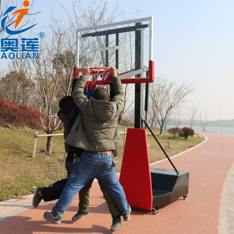 标准户外移动可升降式篮球架青少年训练型篮球架庭院休闲篮球架