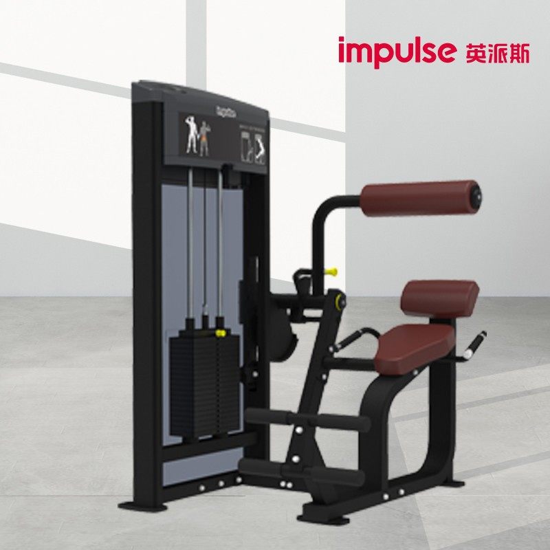 英派斯IF9332商用坐式背肌伸展练习机坐姿腰部后压健身房训练器械