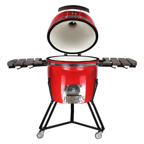 陶瓷炭烤炉可移动烤肉炉22寸 Kamado Grills BBQ焖熏炉出口炭烤炉