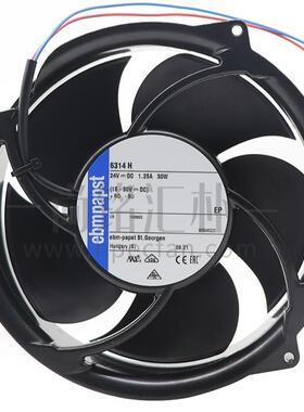 7114N 7114NH原装ebmpapst风扇紧凑静音耐高温散热轴流风机15038