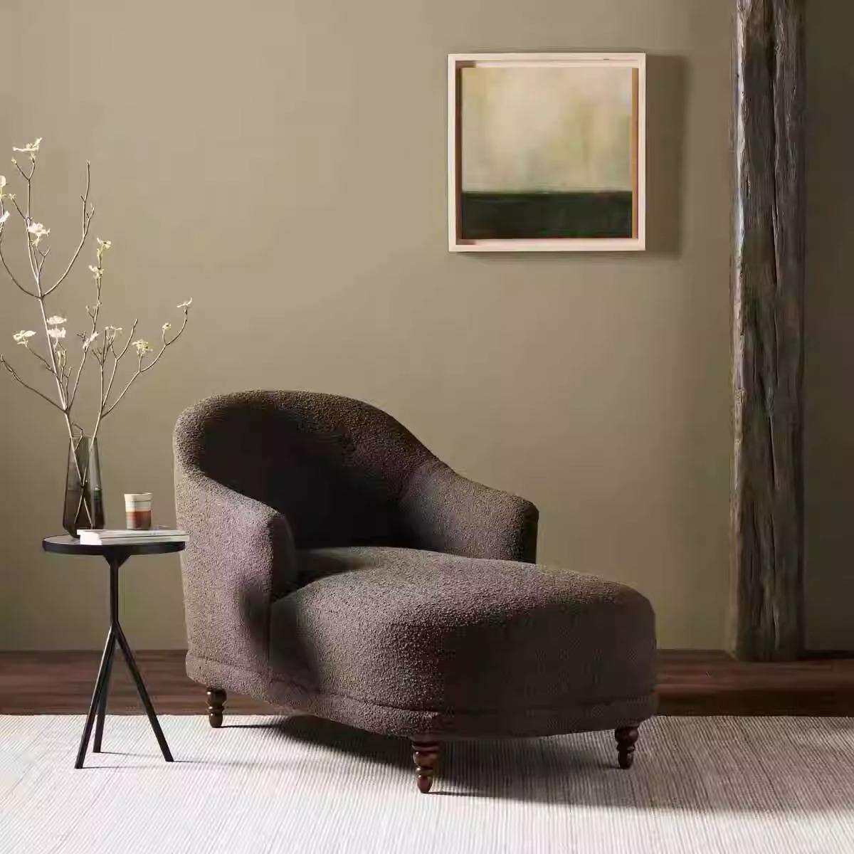 科技皮贵妃沙发单人小户型客厅卧室双人小沙发纯皮懒人沙发躺椅