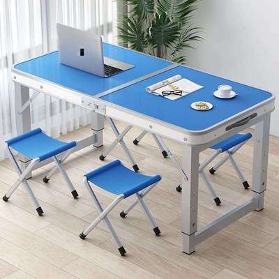 折叠桌椅稳固可调节户外多功能地摊餐桌耐用铝合金桌便捷野餐桌子