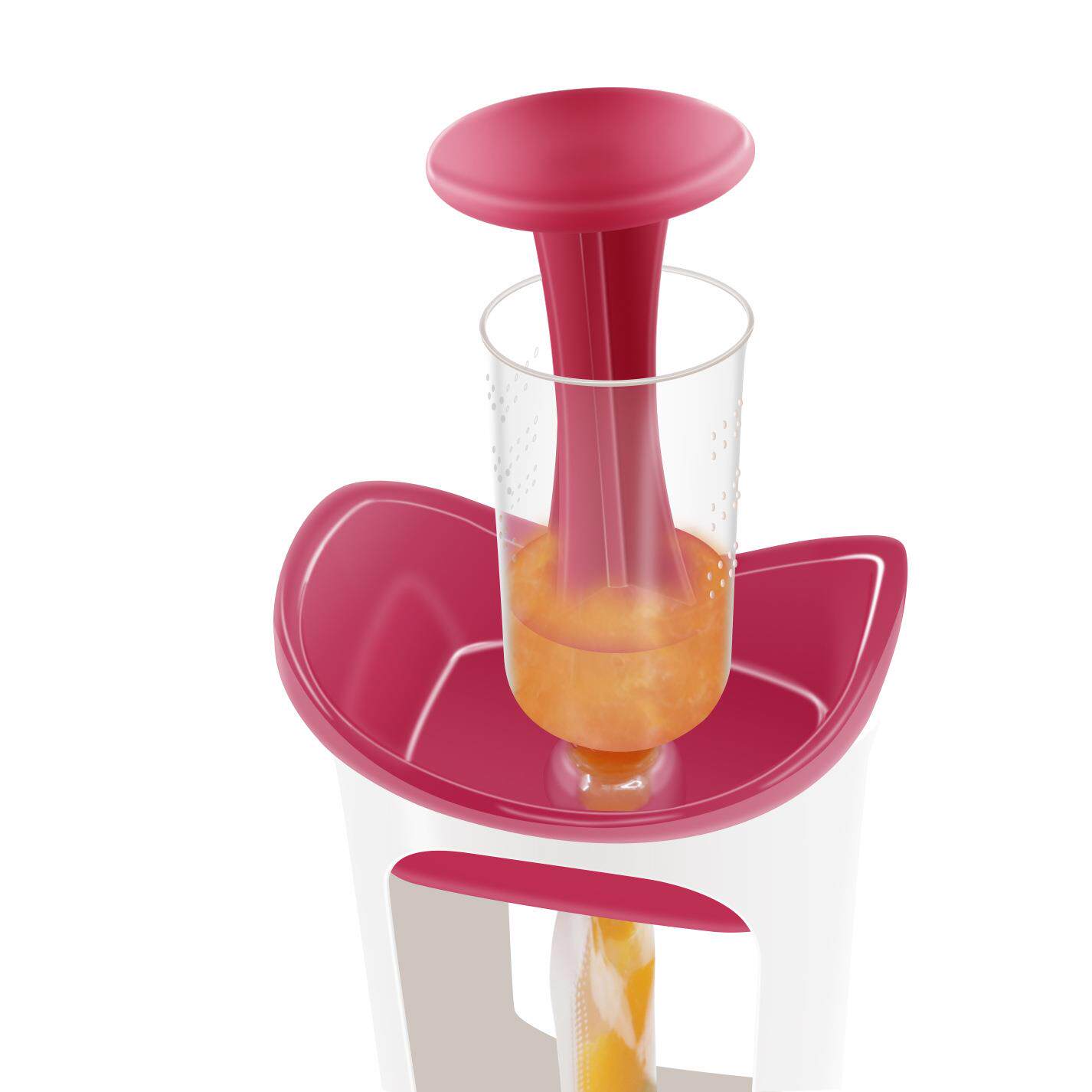 源头工厂鲜榨儿童果泥果汁挤压器 家用厨房分装器婴儿手动辅食器