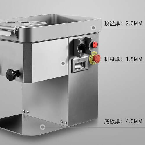 德洛商用切片机切肉机全自动刨肉机电动机器设备羊肉卷切肉片机