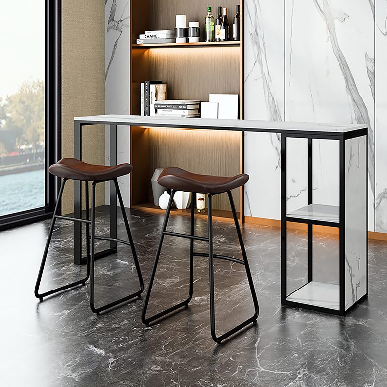 靠黑白定制金色客厅隔断柜墙高脚吧台桌椅家用小户型轻奢简约现代