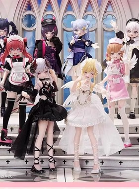 正版光魇双生mjd可动人偶bjd娃娃盲盒潮玩公仔摆件手办礼物女潮玩