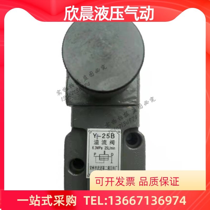溢流阀 Y1-10qB Y1-25B 武进二厂 无锡泰业