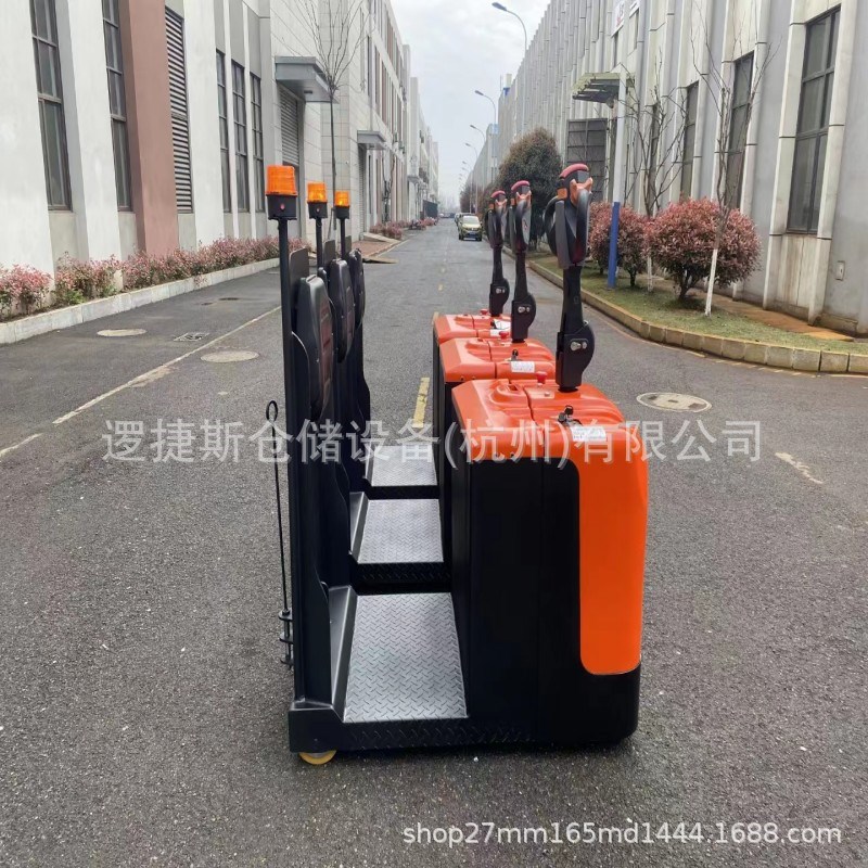 全电动站驾式牵引车3吨t电子转向电动拖车拖头机场仓库牵引车