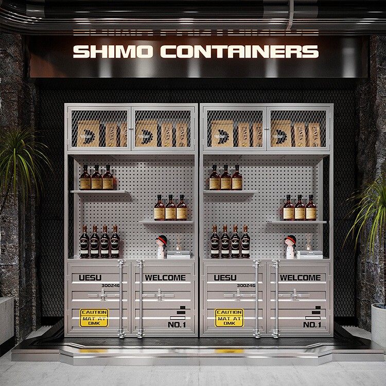 工业风展示柜工具陈列柜手办储物柜洞洞板货架酒柜产品置展会物架,商业/办公家具,展示柜/陈列柜/展示架/货柜,淘宝优惠券,粉丝福利购,淘宝优惠卷