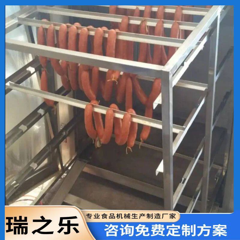 供应四川腊肉烟熏机 大型火腿肠蒸煮炉 火腿肠蒸煮炉红肠全套设备