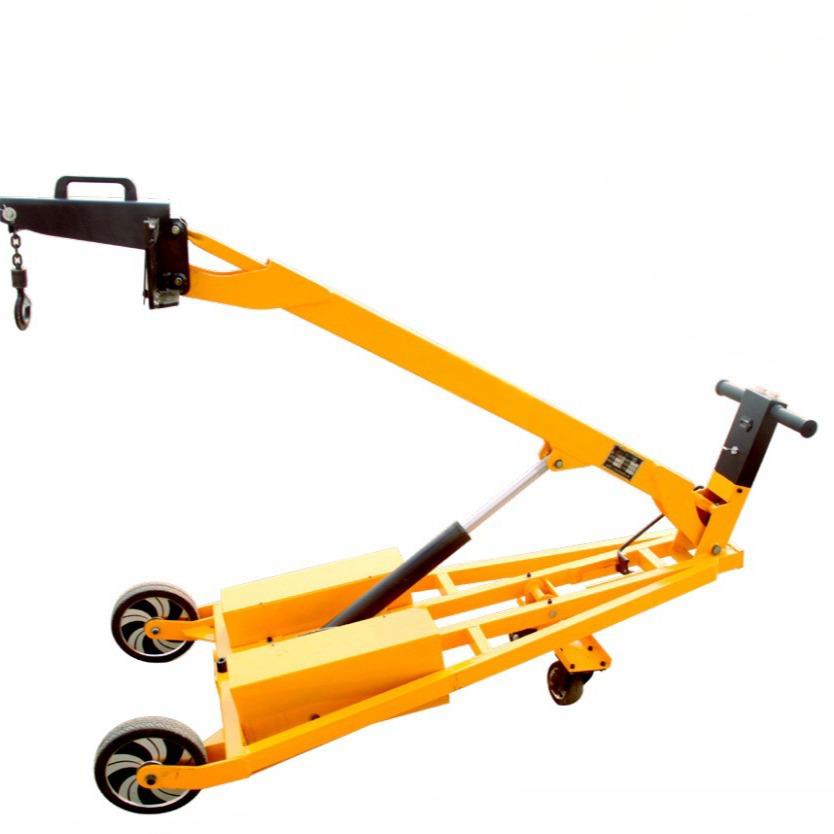 普尔夫曲臂电动小吊车大理石化工油桶小吊建筑用电动吊机吊臂车