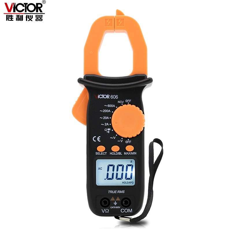 胜利VICTOR 606交直流钳表VC606A/B/C VC610B/C高精度数字钳形表