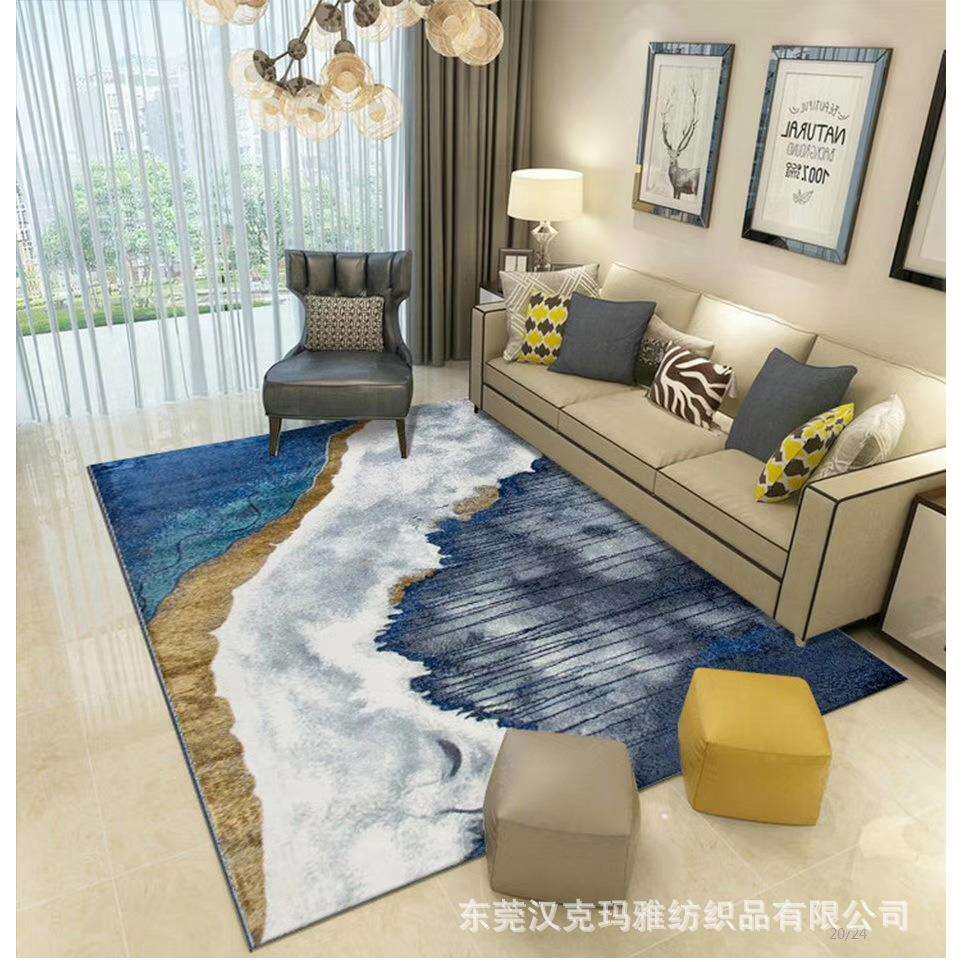 地毯厂家现货供应家用别墅大厅茶几毯现代筒约卧室阳台地毯垫