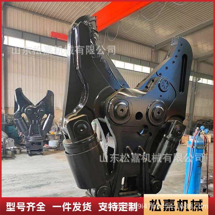 双缸液压剪挖掘机前段属具钢筋切断剪废铁混凝土拆除大开口破拆剪