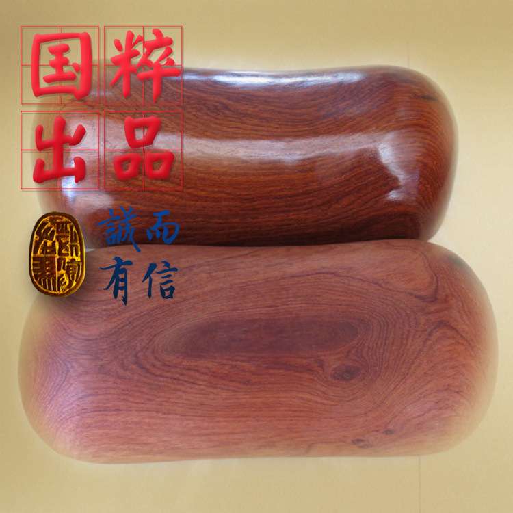 厂家供应越南 草花梨木整木枕头 大果紫檀枕头 木头颈椎枕