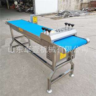 一次成型猪腰子鱿鱼切花机不锈钢防水切肉片全自动小型牛鞭切花机