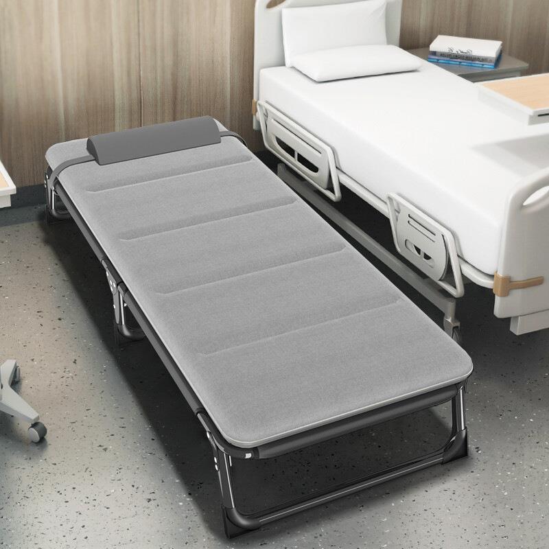 新款家用办公室折叠床单人午休床便携轻巧躺椅陪护耐用午睡