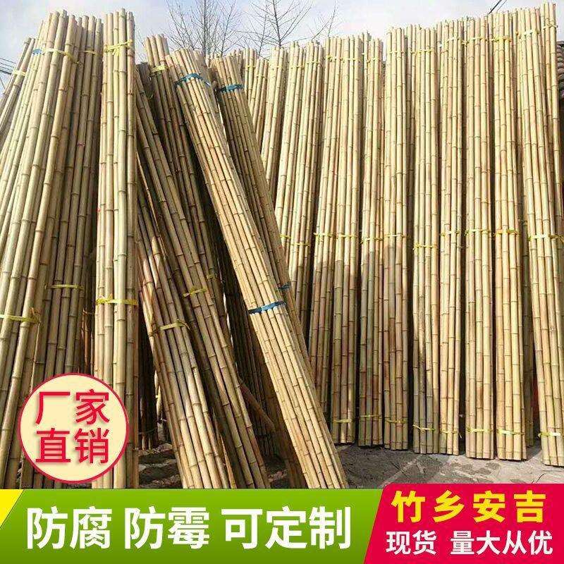 竹竿装饰竹子防腐竹竿户外栅栏竹竿竹屋装饰竹篱笆装潢彩旗竹竿子