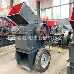 上海锤式破碎机重钙石灰岩破碎机PC600*400高效可移动式制砂机