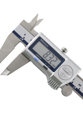 三丰数显卡尺500-753-20防油防水数显卡尺0-200mm公英制IP67卡尺