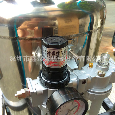荣志50L刷胶机可3人用 多功能304下排式不锈钢节能喷胶机
