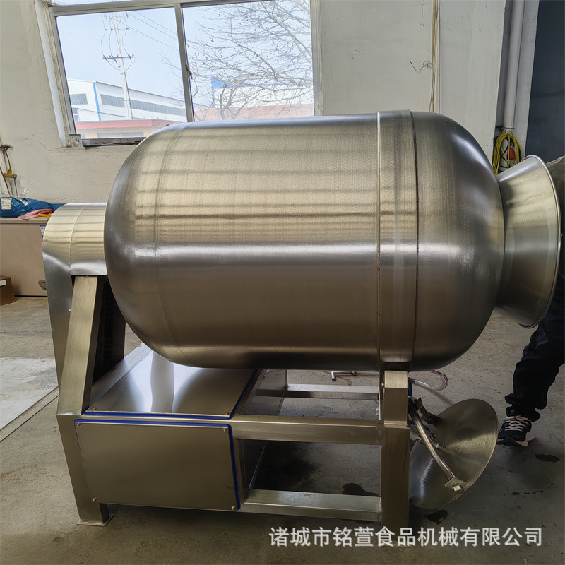600L卤牛肉真空滚揉罐 调理品腌制滚揉腌肉机 鸡柳里脊真空滚揉机