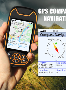 Handheld GPS Navigator Portable Hiking GPS A8 英文版手持GPS