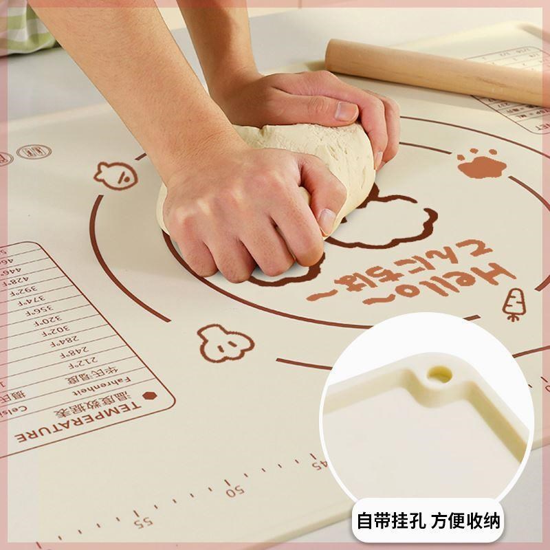 郭老怪硅胶家用擀面垫和面垫加厚大号硅胶面板烘焙揉面垫五件套