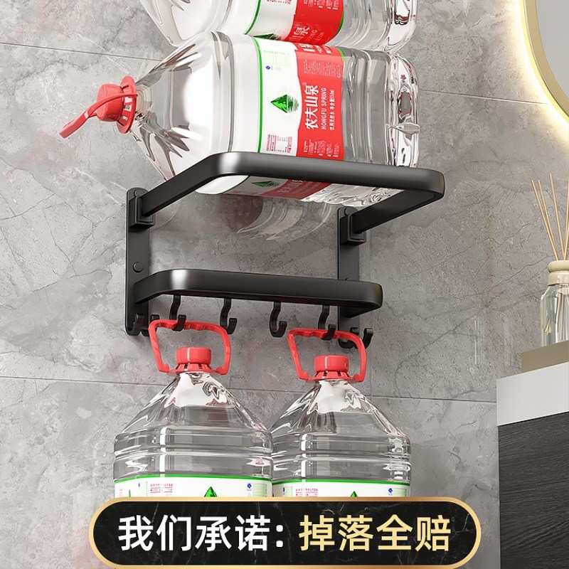 脸盆收纳架卫生间壁挂免打孔盆架浴室洗手间放盆子厕所置物架H