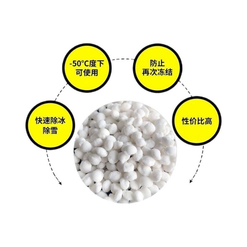 家用环保型融雪剂融雪工业盐除雪防冻剂除冰软化雪颗粒防滑除冰盐