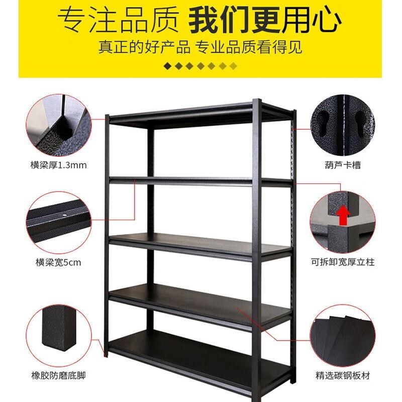宜厨纳厨房置物架落地架子微波炉烤箱架家用货架储物架收纳架3层