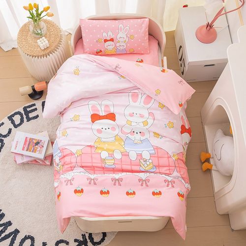 幼儿园被子三件套纯棉夏天儿童被套被褥六件套小被子宝宝入园床品