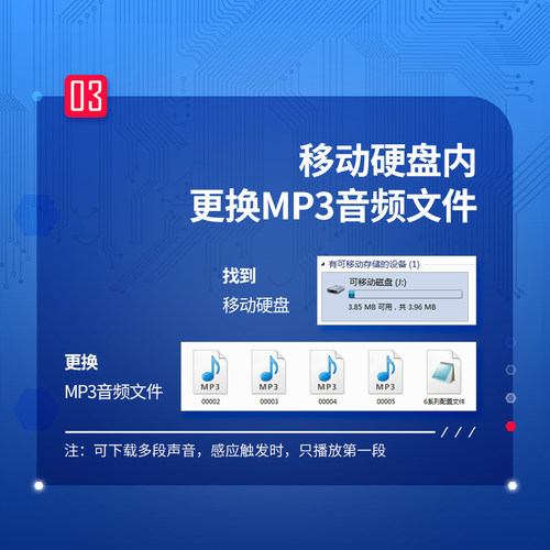 人体感应提示器红外天花吸顶语音提示器定制语音电梯安全语音喇叭