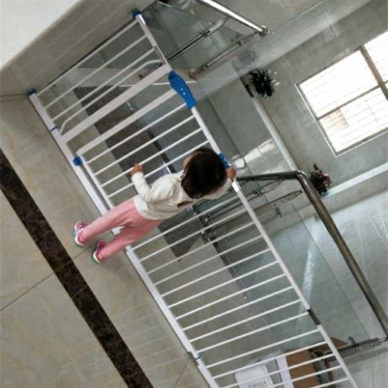 免打孔双门伸缩式宝宝楼梯护栏安全门栏宠物栅栏狗笼子狗狗门栏