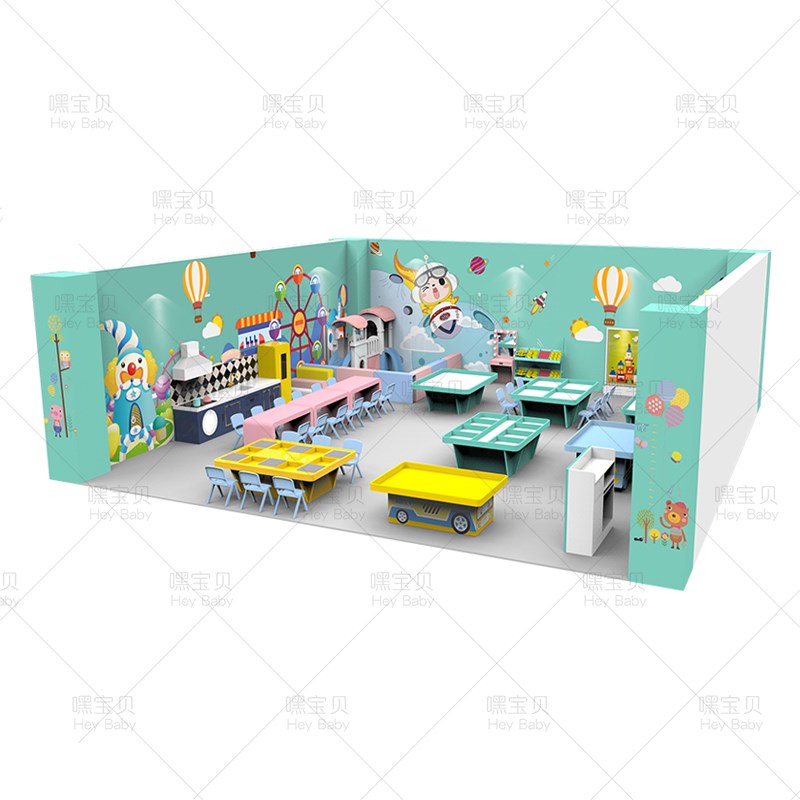 儿童益智手工乐园设备小型游乐场手工玩具桌商用室内儿童游乐设施