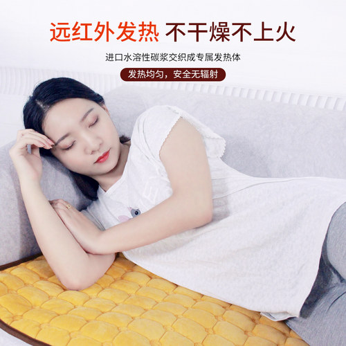 电热沙发坐垫加热沙发毯椅子垫办公室取暖家用发热小电褥子暖身毯