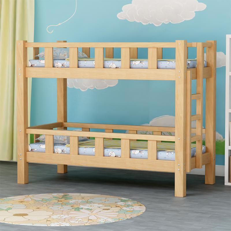 幼儿园午睡床托管班实木上下床小学生双层床午托班专用高低儿童床