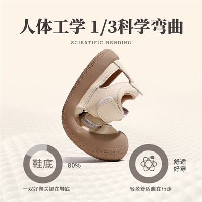 男宝凉鞋2025夏季新款软底婴儿1一3岁宝宝学步鞋透气夏款女宝鞋子