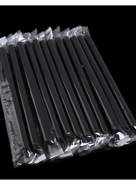 吸管一珍奶茶管吸 透明箱粗珠IDO吸管21CM黑色大吸管5000支